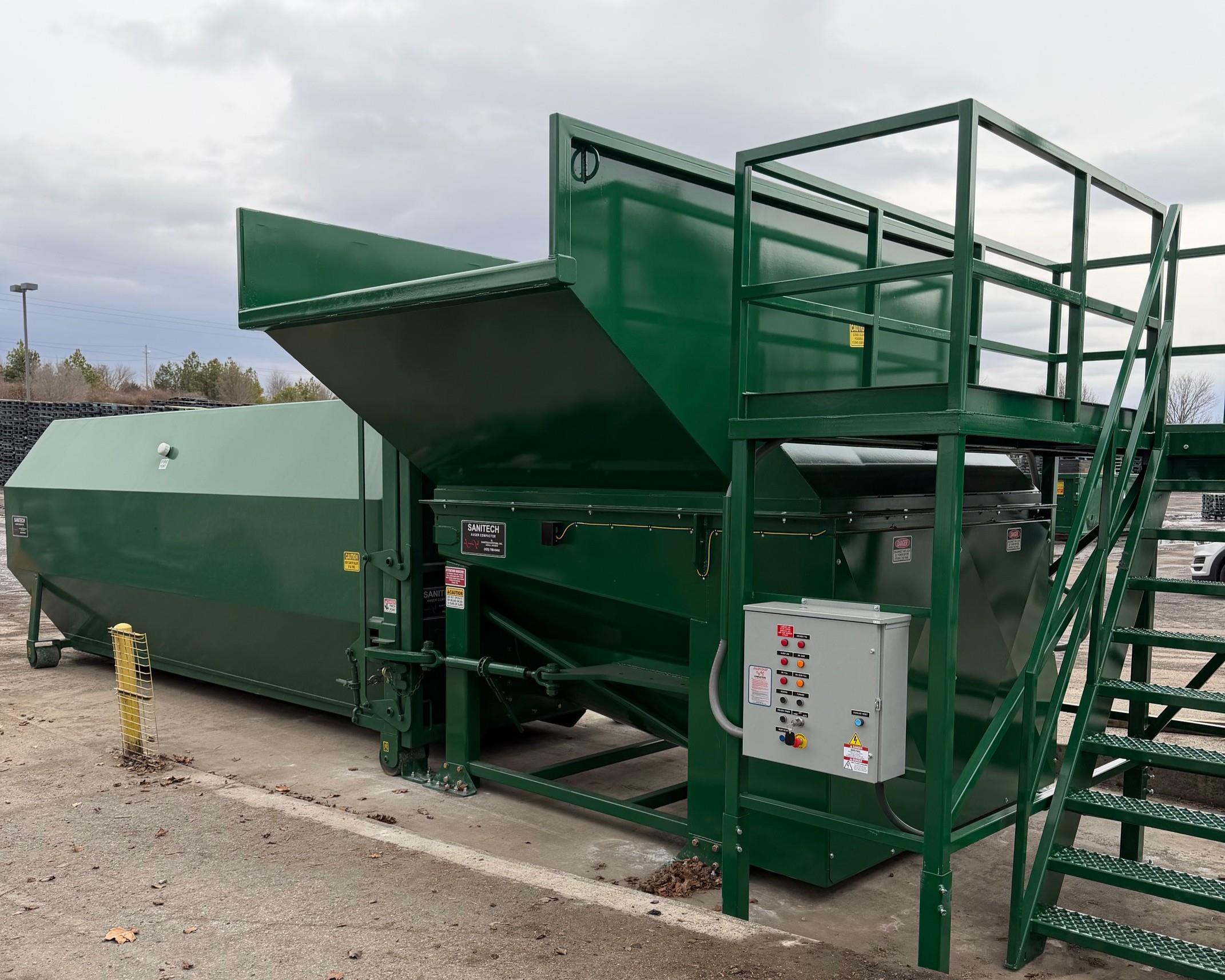 ST2054-40 auger install by DMH full view