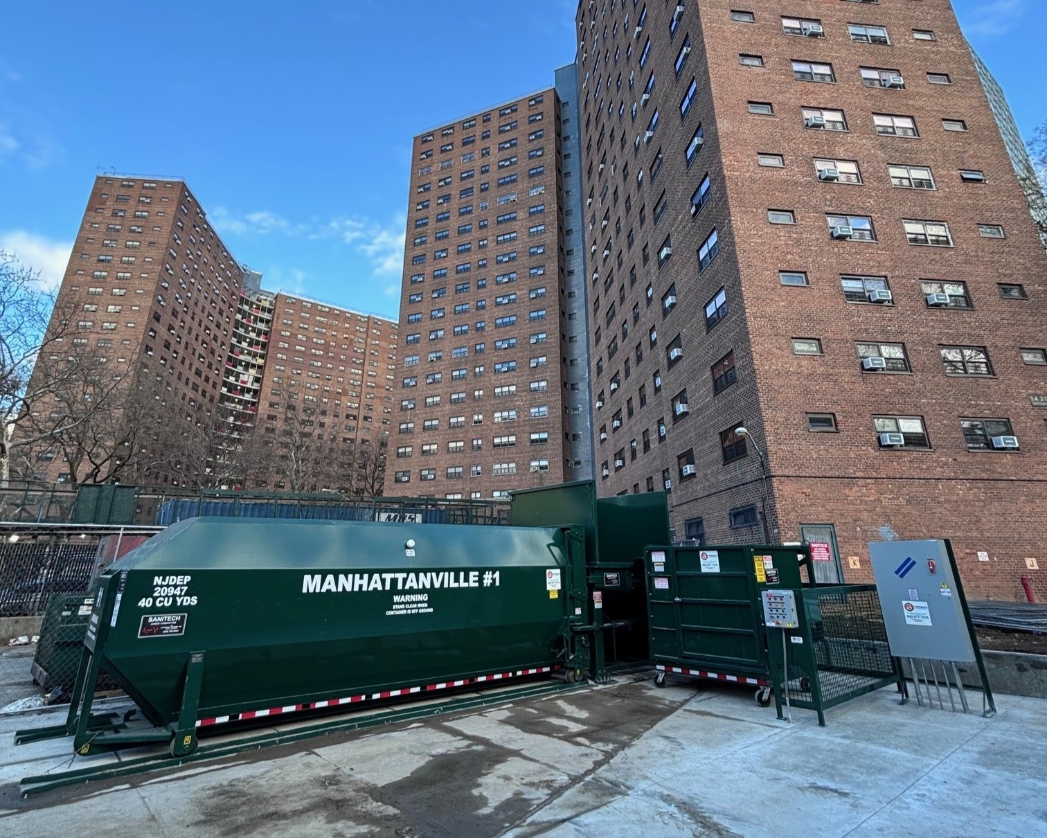Manhattanville waste install